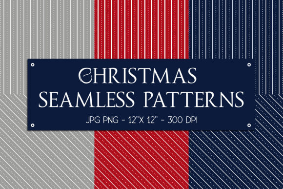 Geometrical Christmas Festive Patterns
