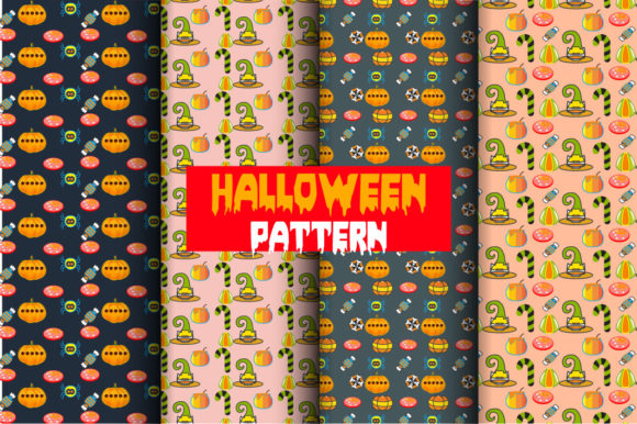 Halloween Digital Patterns Design: A Versatile Creative Resource
