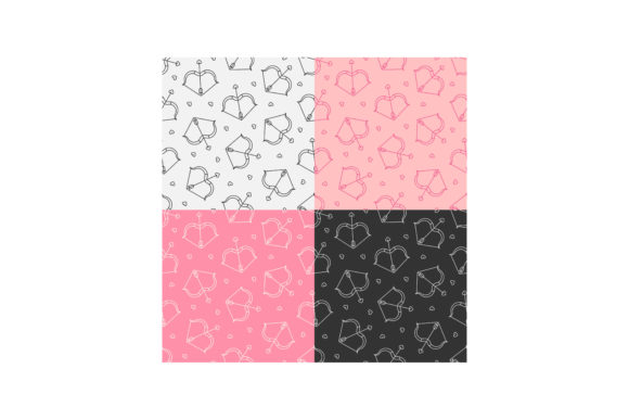 Seamless Patterns with Cupid Bow