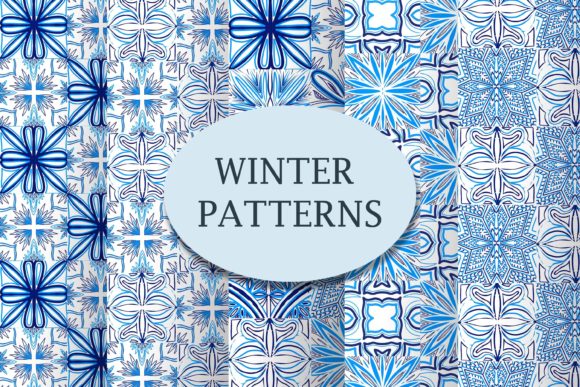 Set of Azulege Tile Patterns in Winters