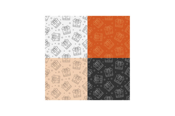 Set of Seamless Patterns with Gift Holid: A Strategic Design Resource for Creativity and Business